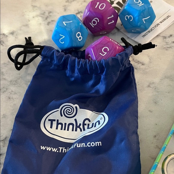 Metal Puzzle Set with Math Dice - Picture 4 of 6